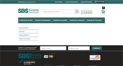 Desktop Screenshot of livrariainternacionalsbs.com.br