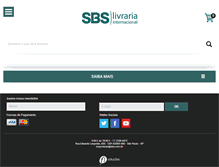 Tablet Screenshot of livrariainternacionalsbs.com.br